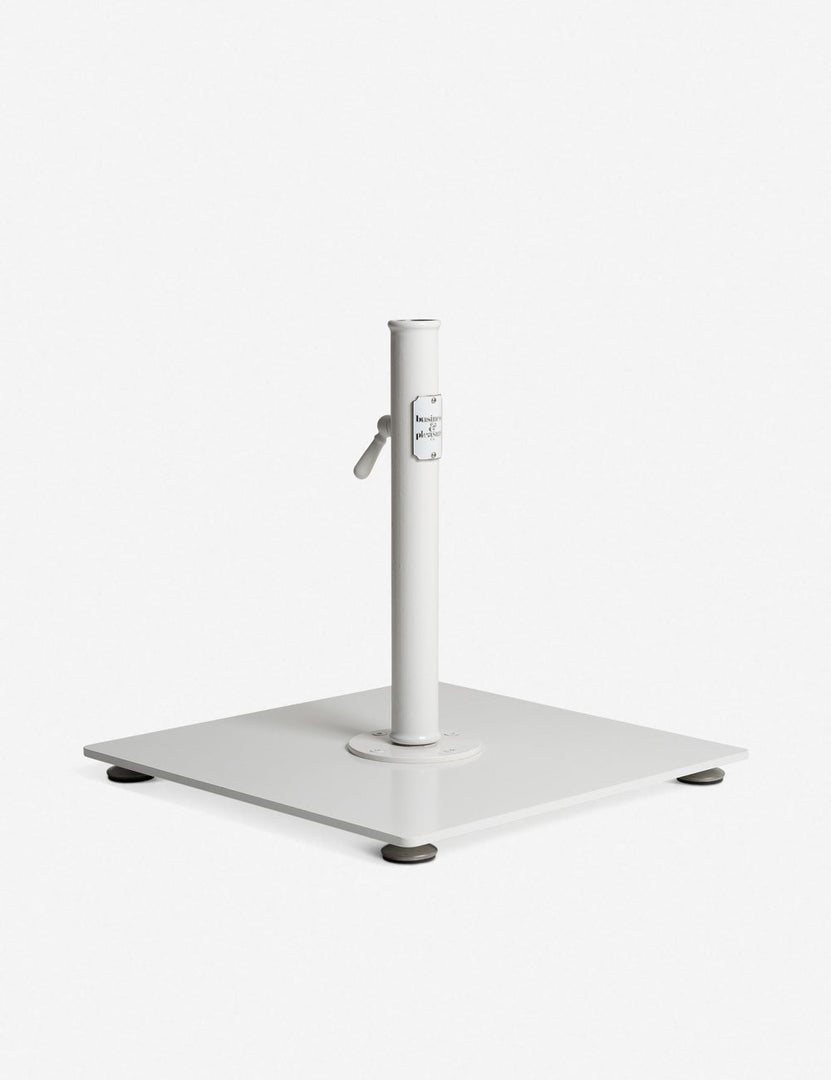 #color::white | Classic white umbrella base by business and pleasure co