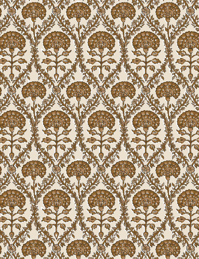 #color::ochre-blockprint-floral #size::twin #size::queen #size::full #size::king #size::cal-king