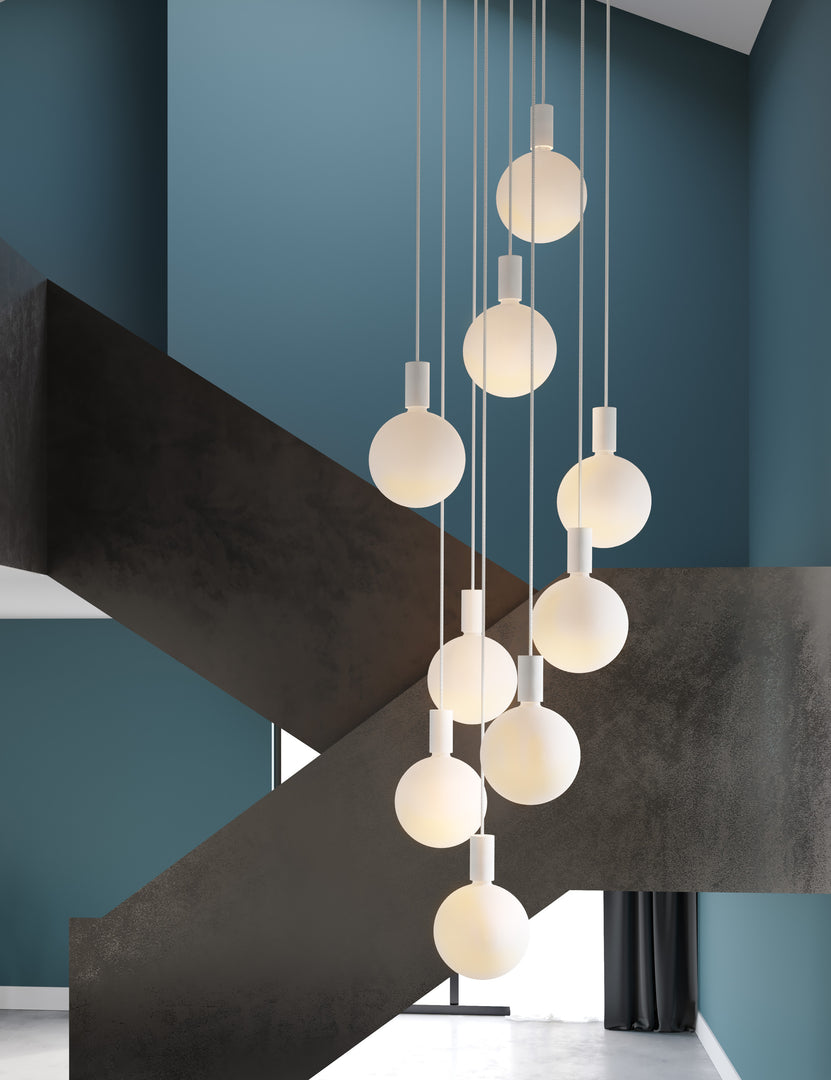 Alumina 9-Light Pendant Light by Tala