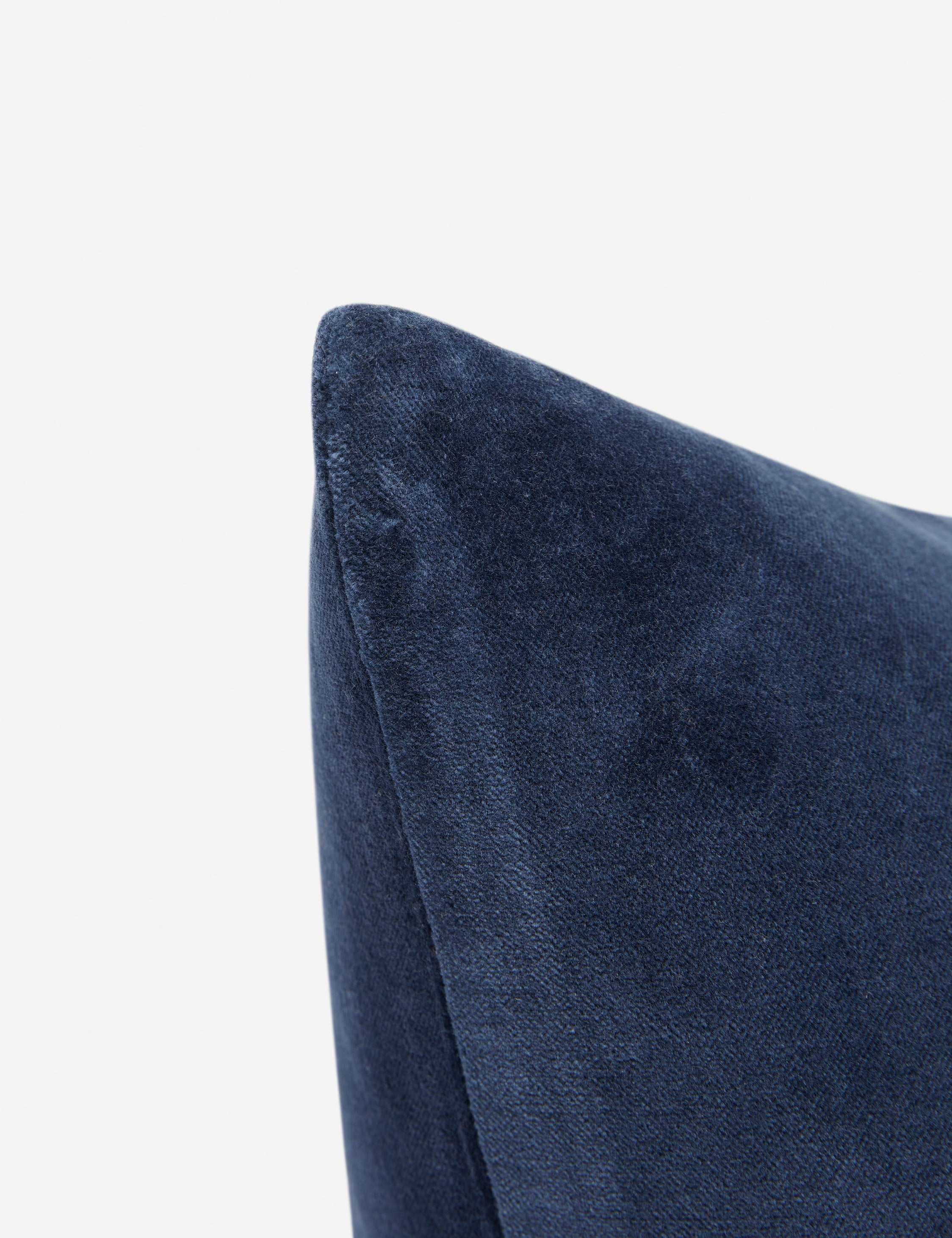 Corner of Charlotte True Blue Square Velvet Pillow
