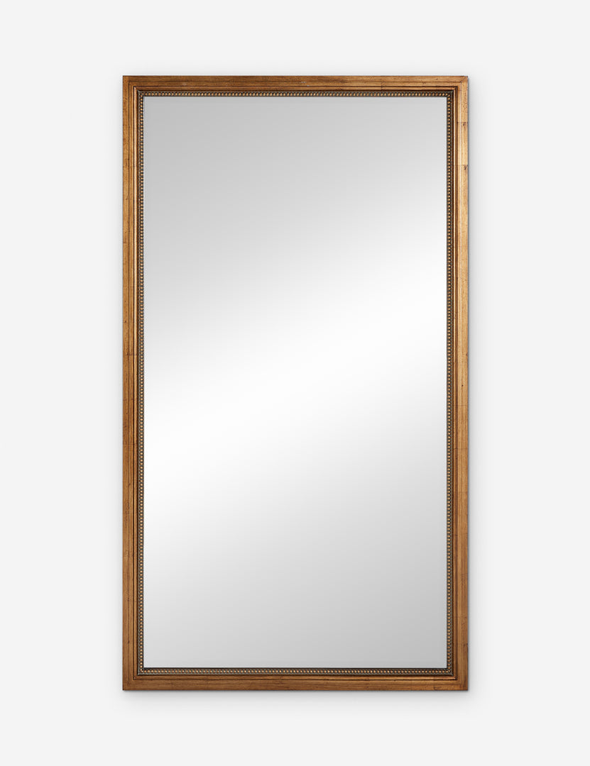 #color::gold | Corinne textural gold epoxy resin frame floor mirror.