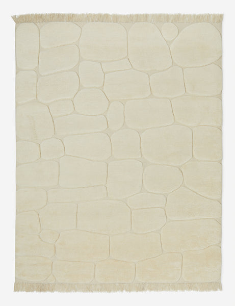 #size::6--x-9- #size::8--x-10- #size::9--x-12- #size::10--x-14- #size::12--x-15- | Kivi raised cobblestone pattern fringe wool area rug