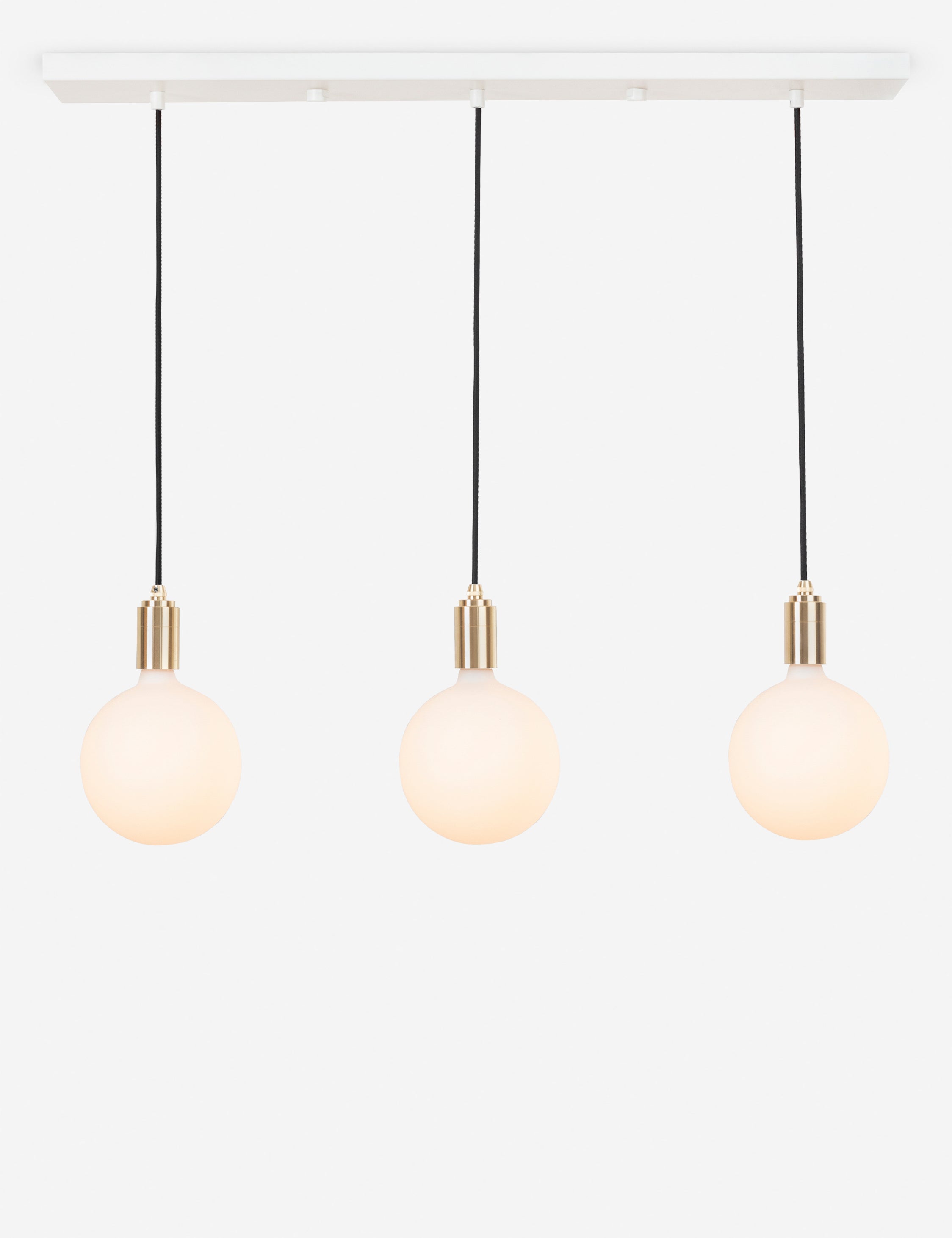 Triple Linear Pendant Light with Sphere IV by Tala