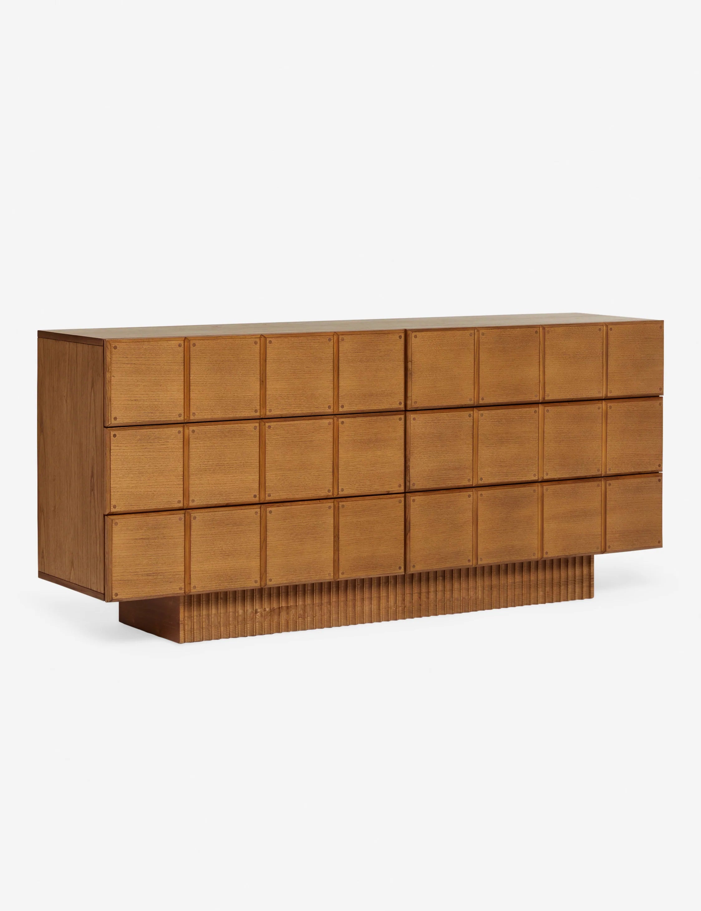 Angled view of the Lee dresser