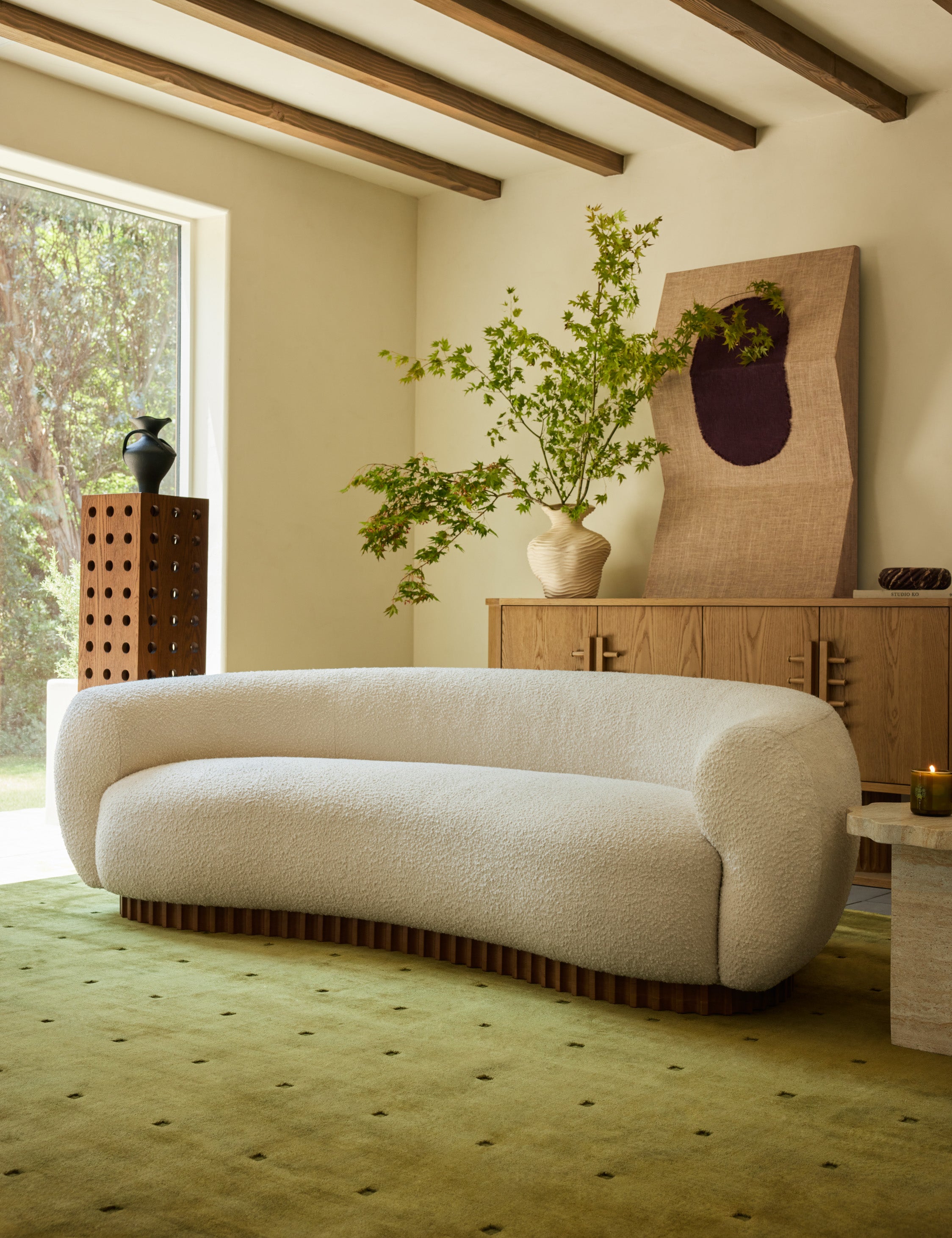 Billow Sofa by Sarah Sherman Samuel : Cafe Basket Boucle