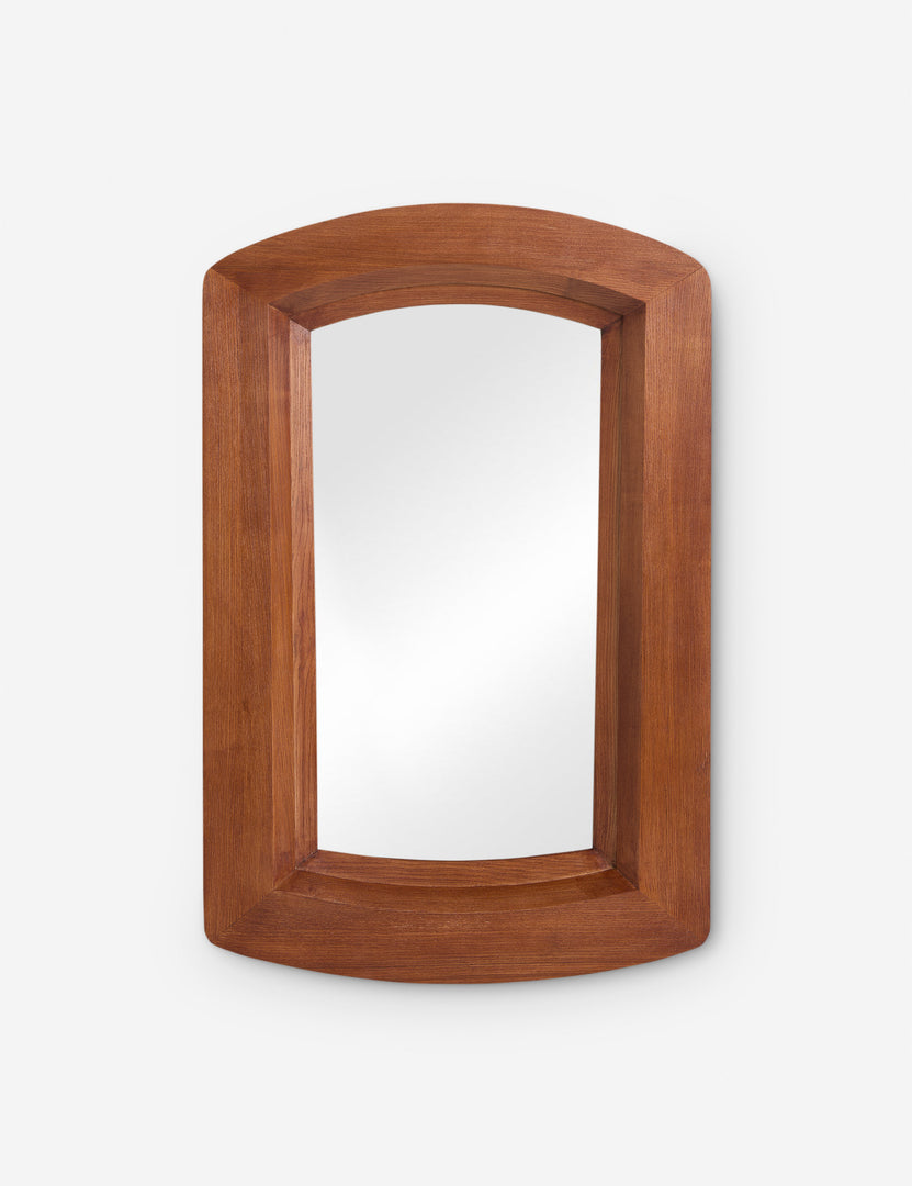 #color::brown | Harlem thick layered wood frame mirror