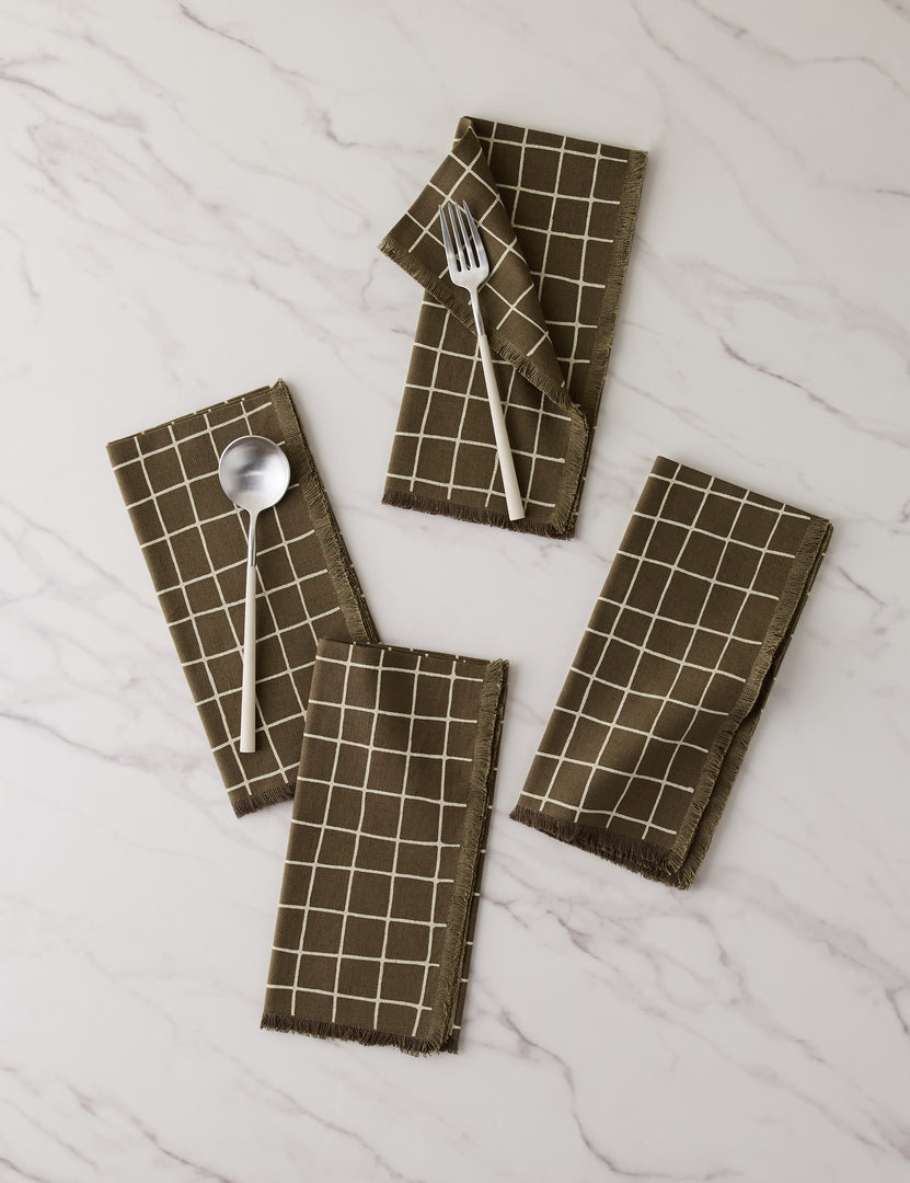 #color::dark-olive #style::napkin--set-of-4
