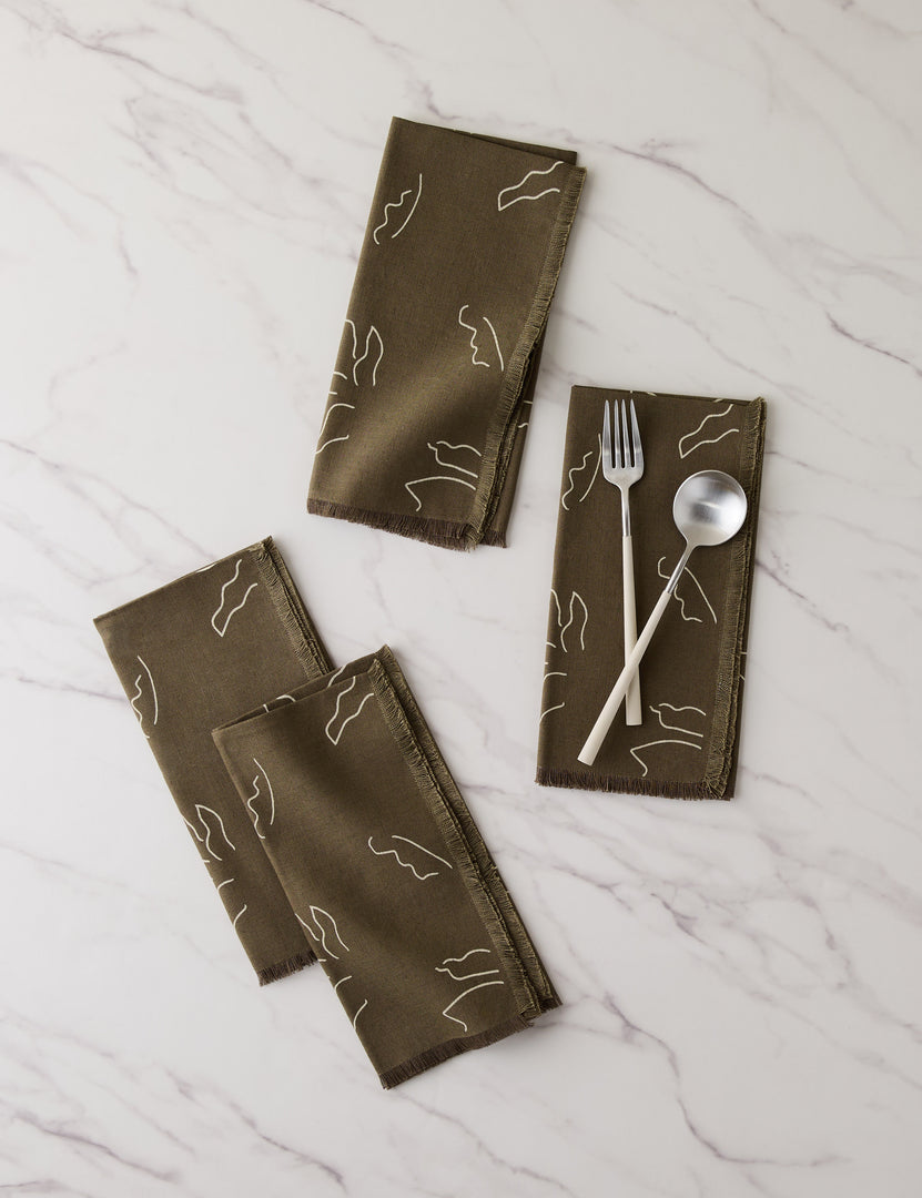 #color:dark-olive #style::napkin--set-of-4