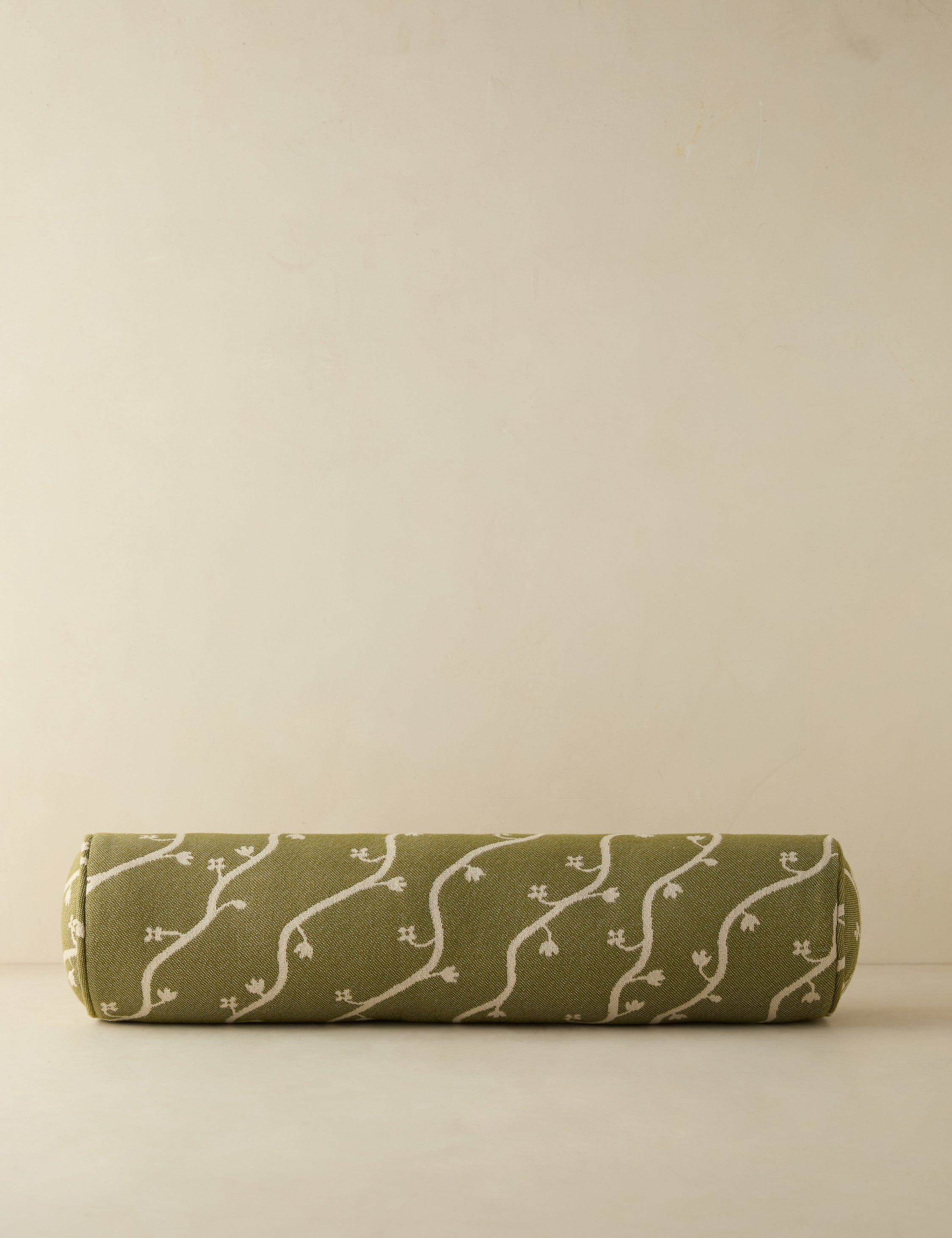 Satu delicate botanical patter outdoor pillow by Sarah Sherman Samuel