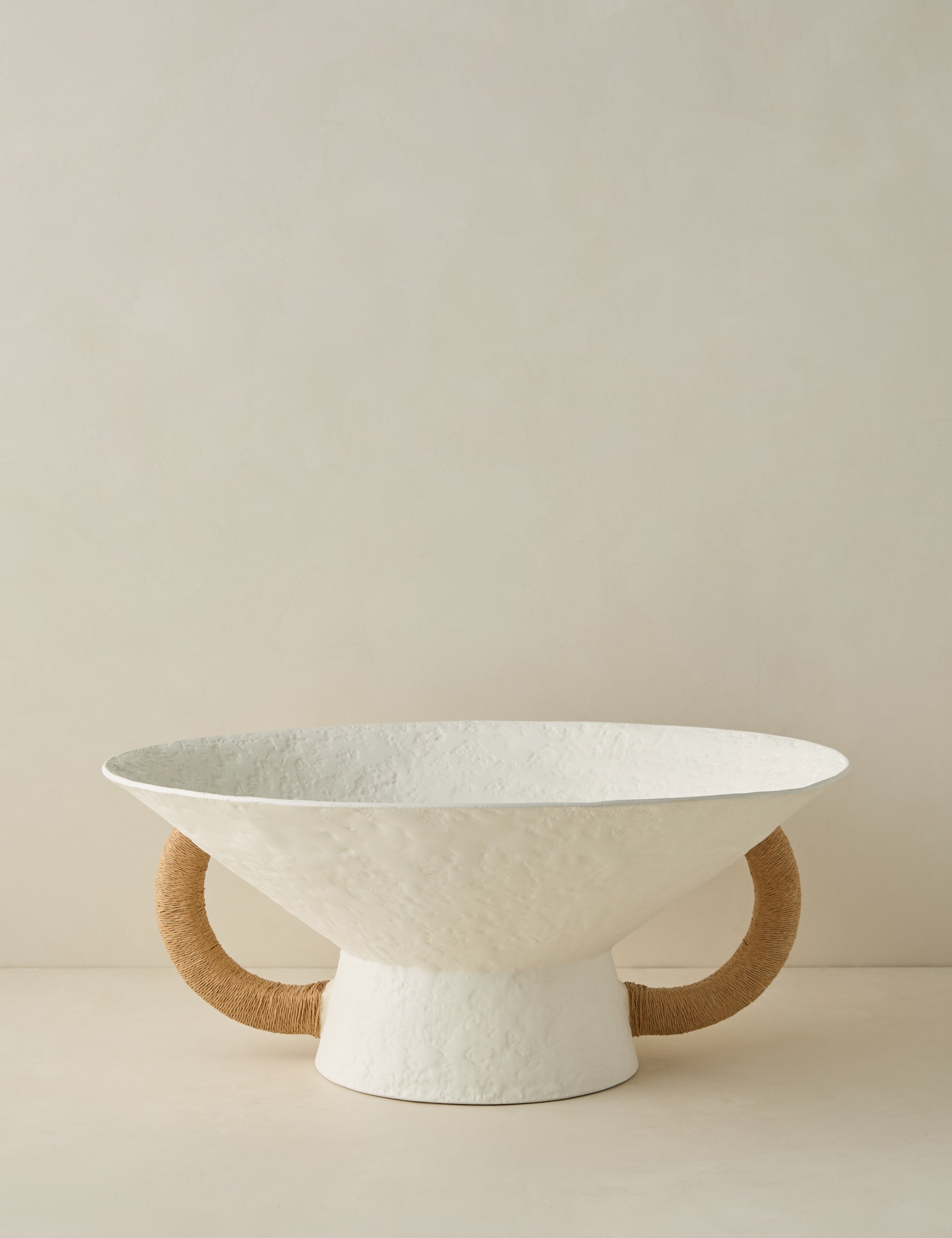 Olea modern decorative pedestal bowl.