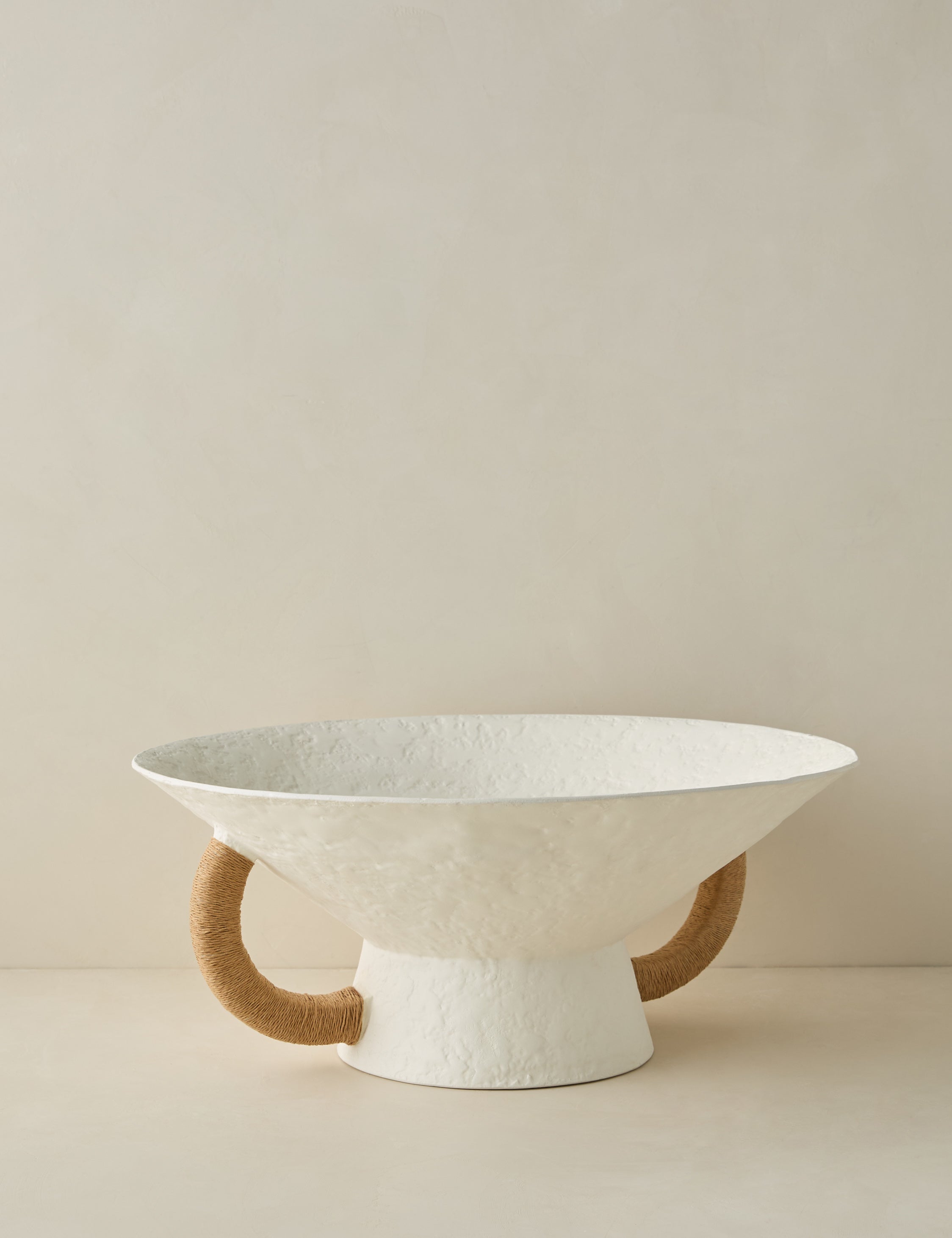 Olea modern decorative pedestal bowl.