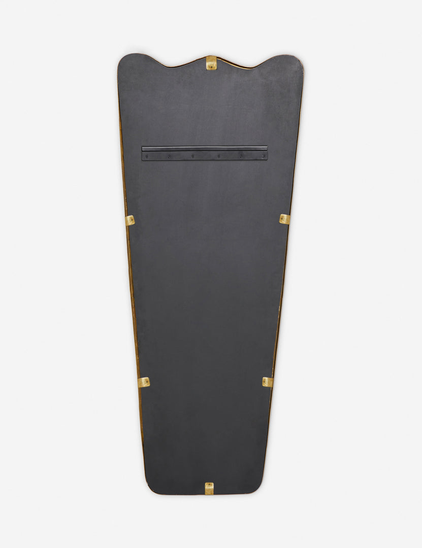#color::gold | Back of the Rook golden full length mirror