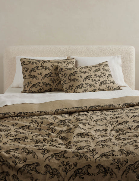 #color::taupe #size::full-queen #size::king-cal-king #type::duvet-cover  #type::duvet-set Tiger hemp fabric duvet cover