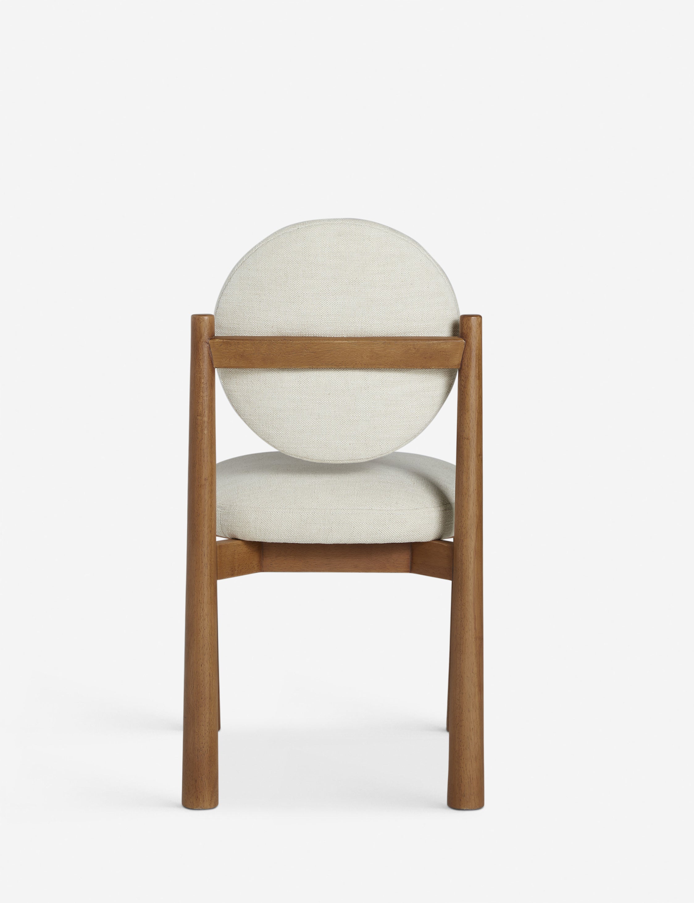 Back of the Truett modern dining chair.