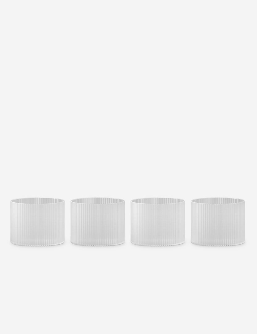 #color::frosted #style::low-glasses--set-of-4