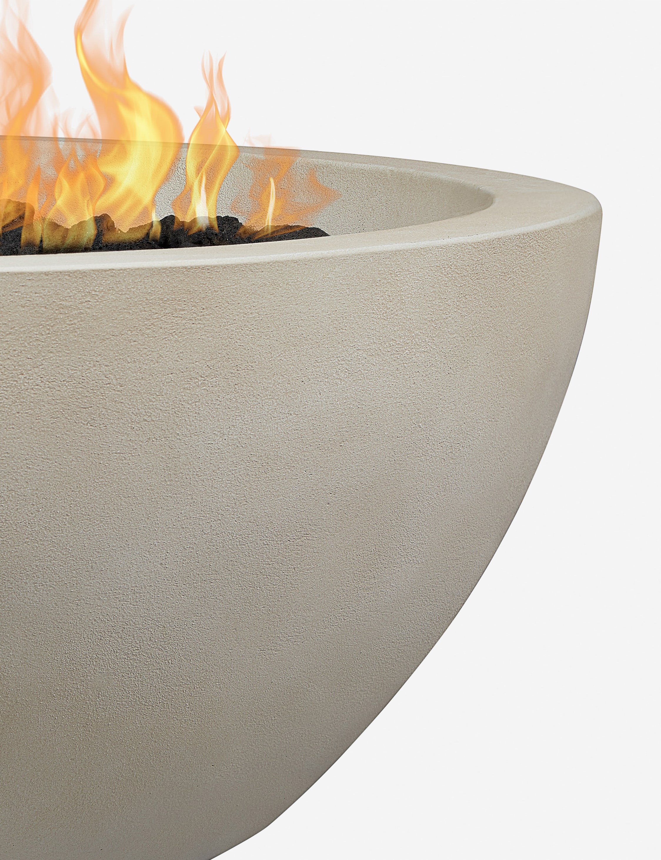 Side of the Benno fog round fire bowl