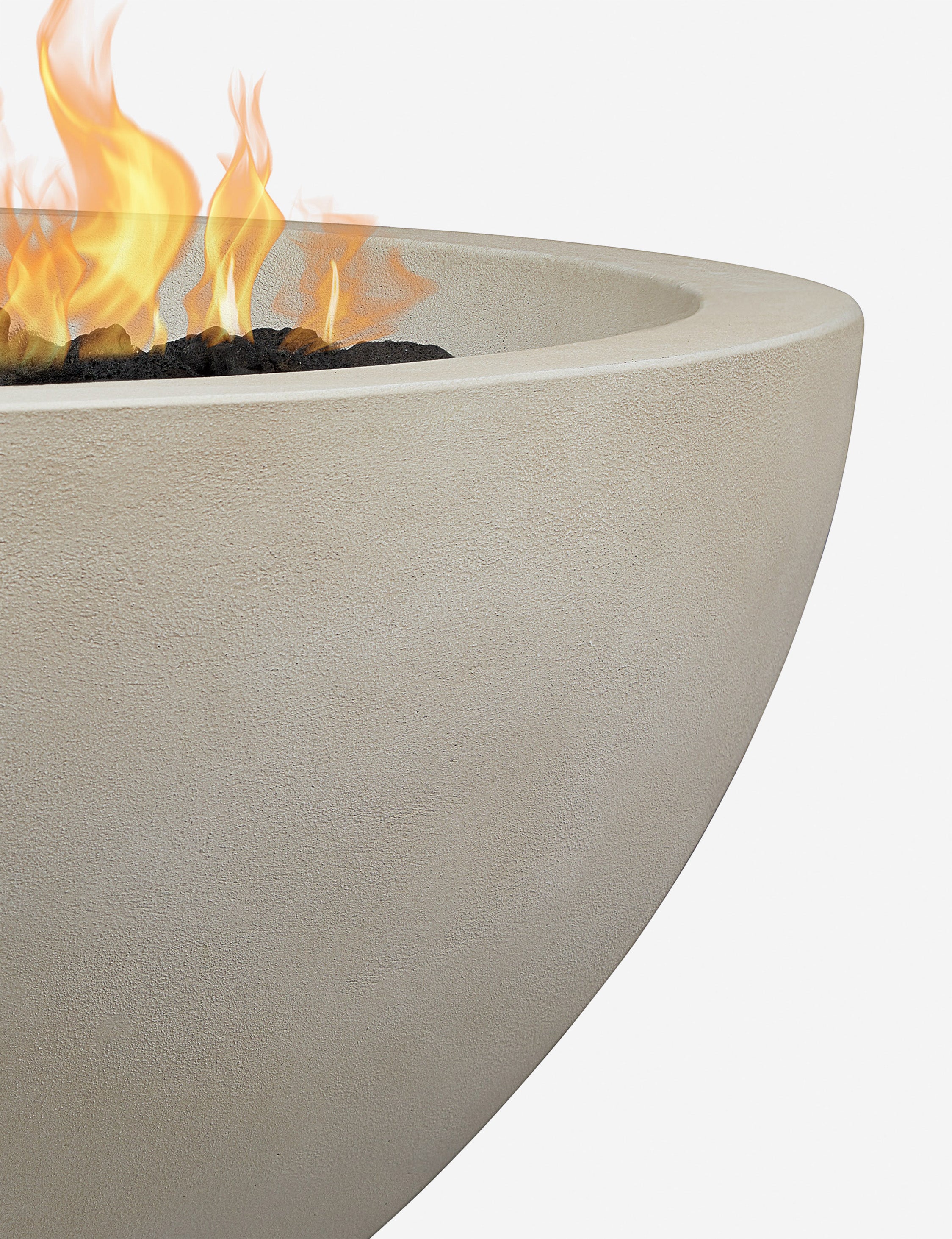 Side of the Benno fog round fire bowl