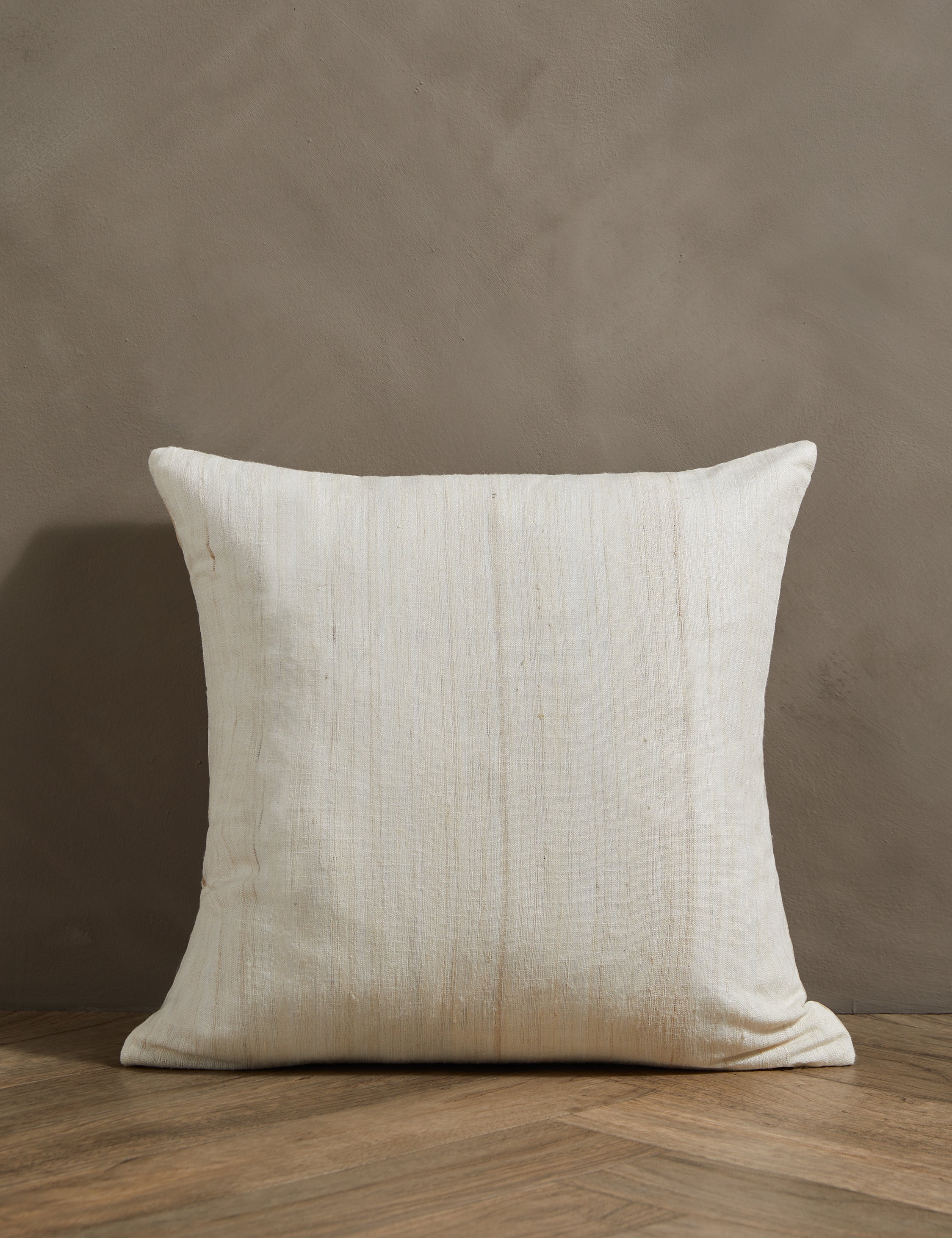 Chute Silk Pillow, Natural by Hadiya Williams