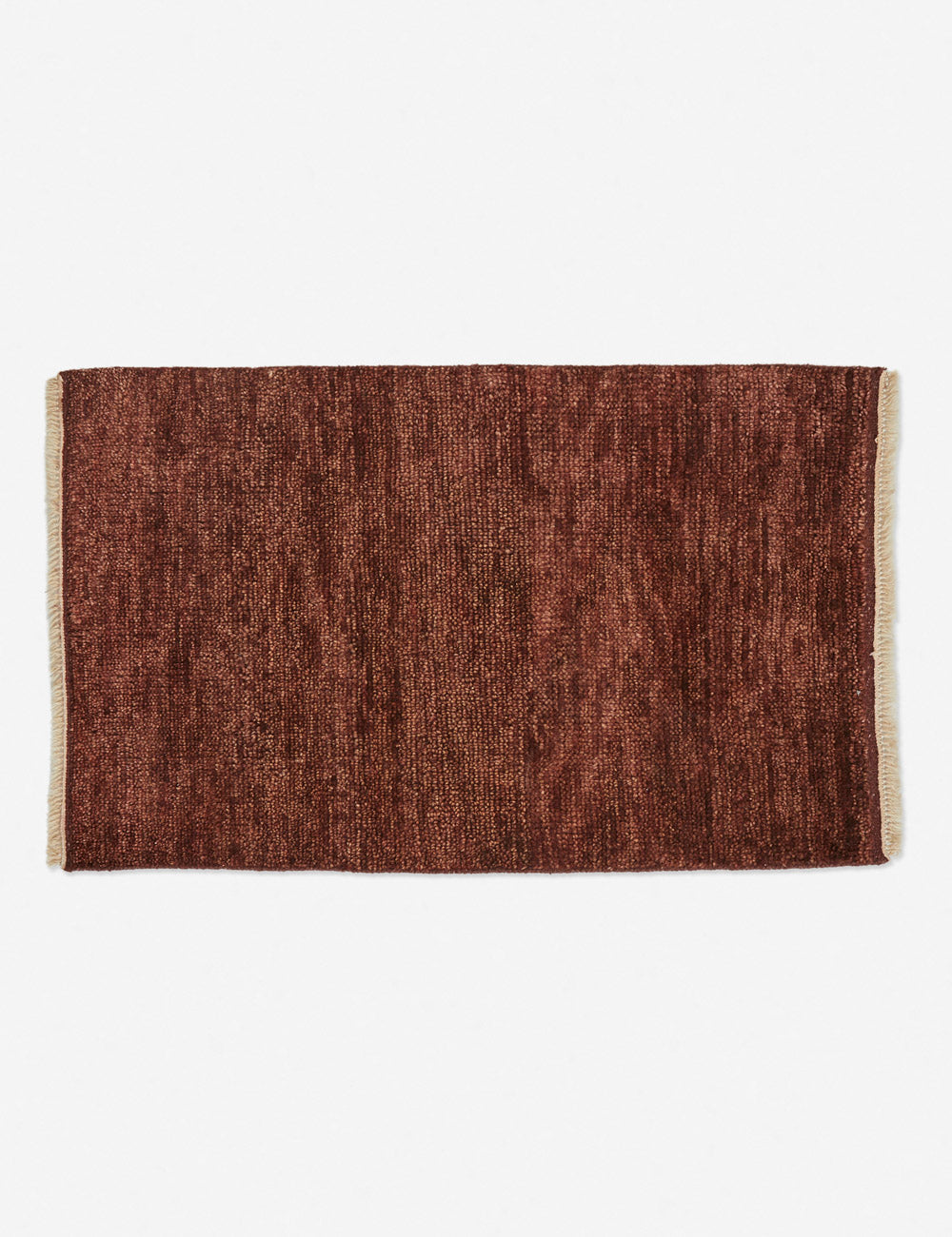 Heritage brick red rug in its two by three feet size