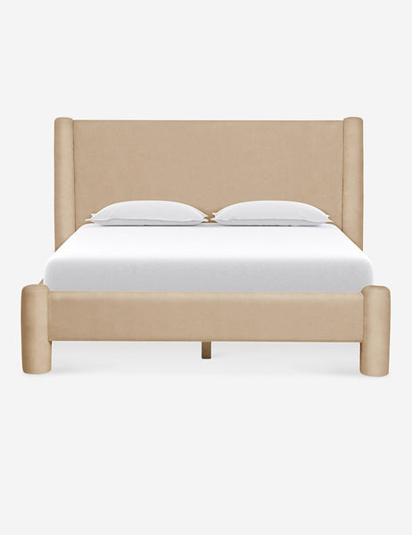 #color::brie-classic-velvet #size::queen #size::king #size::cal-king | Brie velvet Hyvaa Bed by Sarah Sherman Samuel