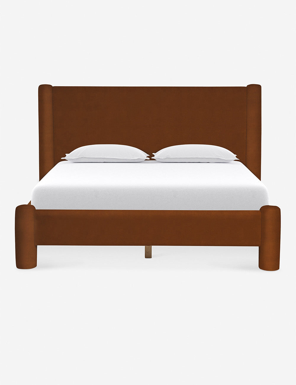 Cognac Velvet Hyvaa Bed by Sarah Sherman Samuel