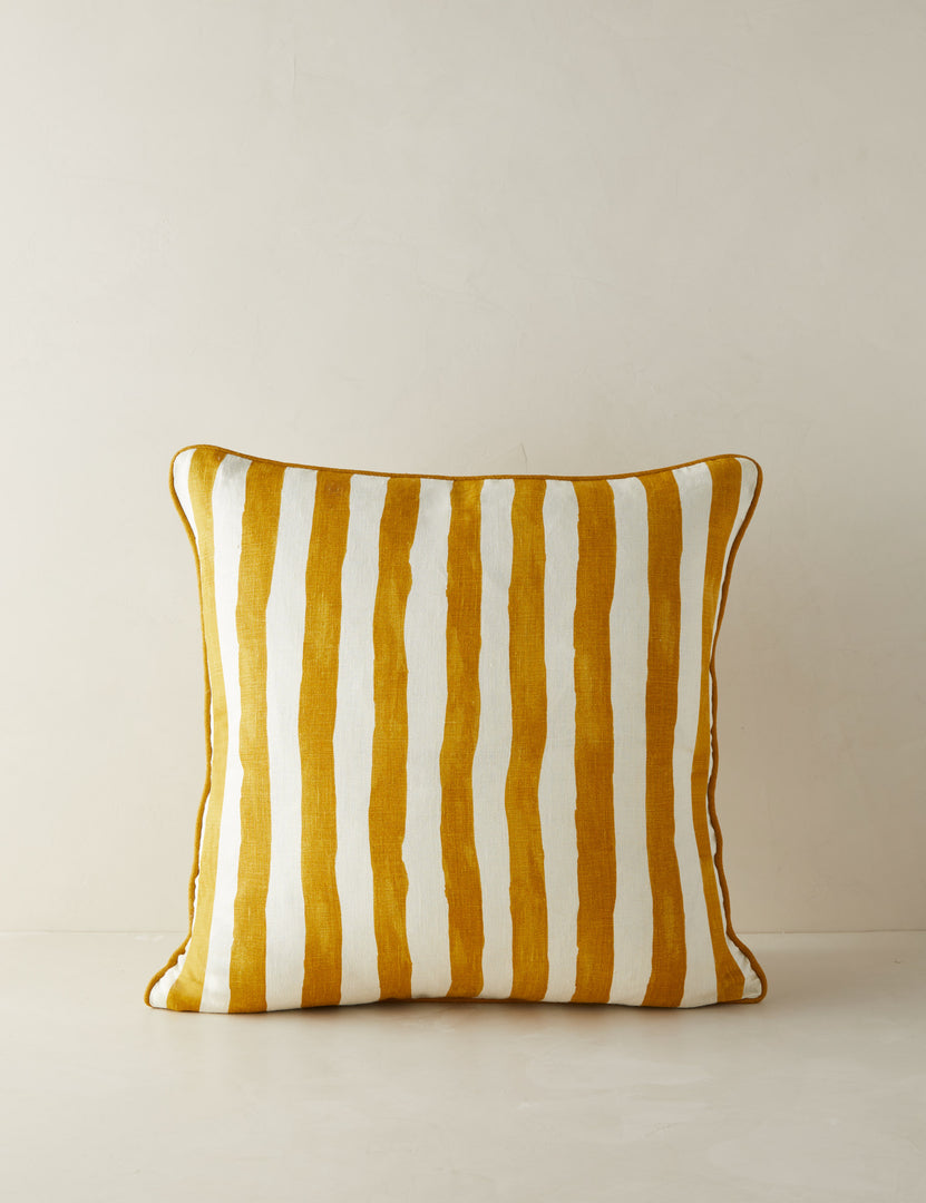 #color::goldenrod-and-ivory #style::square #fill type::with-feather-down-insert  #fill type::pillow-cover-only
