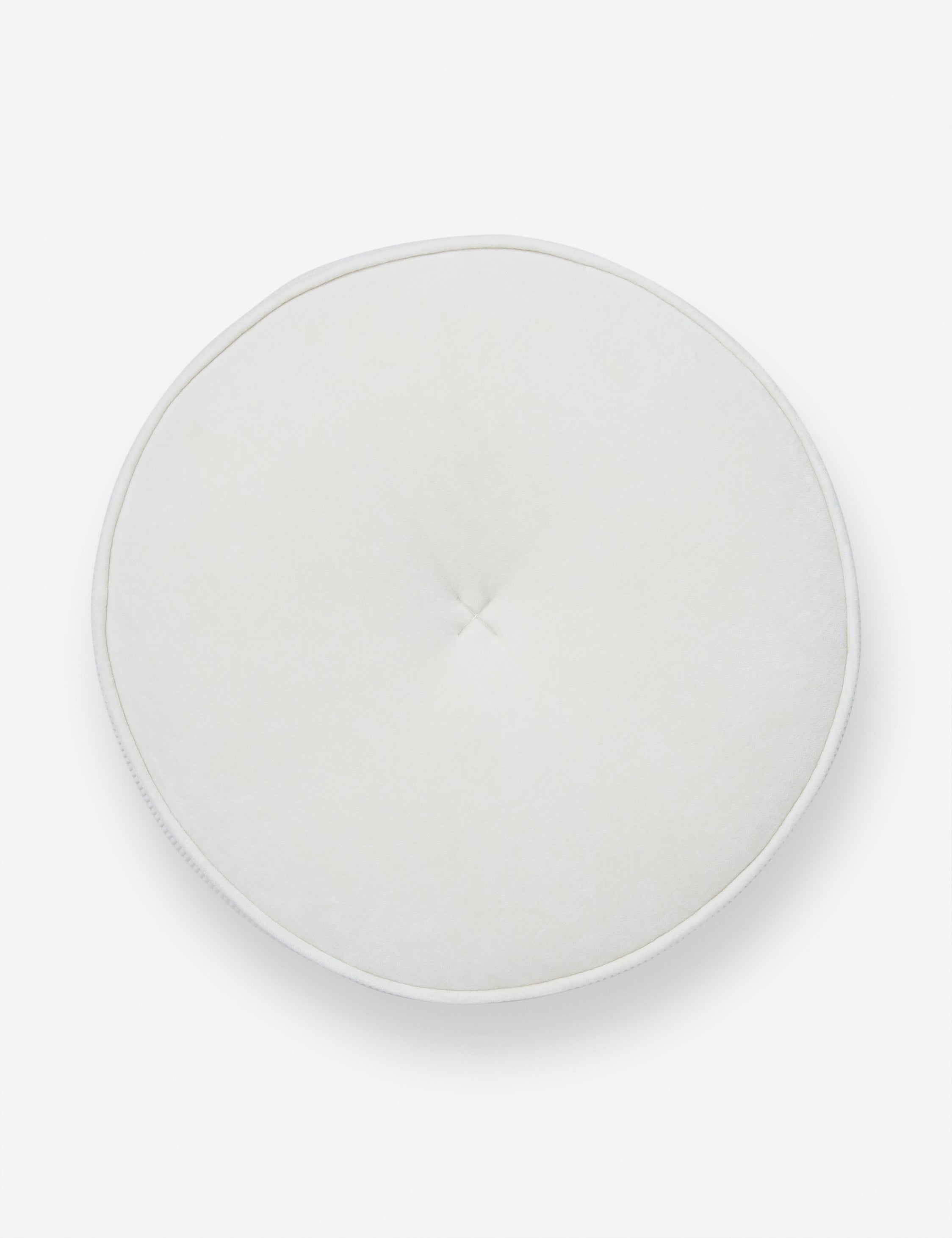 Velvet Disc ivory pillow by Sarah Sherman Samuel