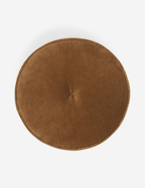 #color::amber | Velvet Disc amber Pillow by Sarah Sherman Samuel