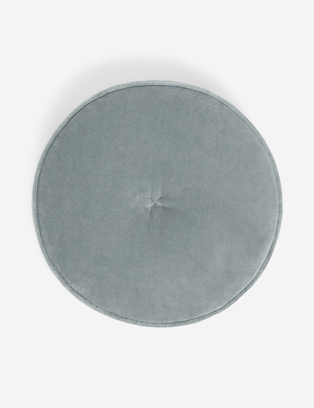 Velvet Disc canyon blue Pillow by Sarah Sherman Samuel