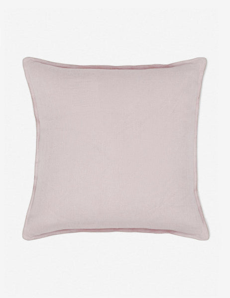 #color::greige #style::square #fill type::with-feather-down-insert #fill type::pillow-cover-only | Arlo Greige flax linen solid square pillow