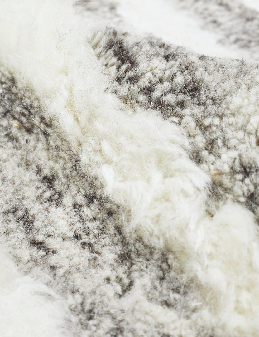 #size::6--x-9- #size::8--x-10- #size::9--x-12- #size::10--x-14- #color::rug #size::12--x-15- | Close-up of the high-low pile texture and wool material on the braeburn rug