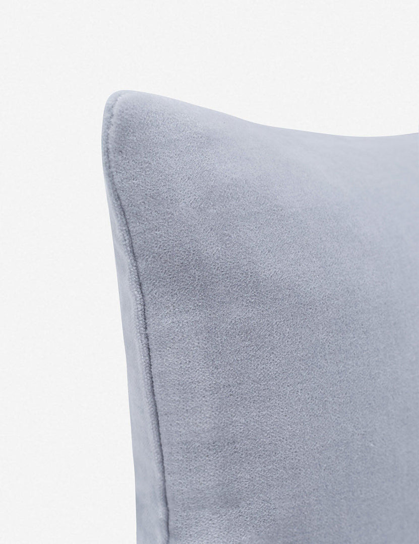 #color::ice-blue #size::20--x-20- #style::square  #fill type::with-feather-down-insert  #fill type::pillow-cover-only |   Corner of Charlotte 