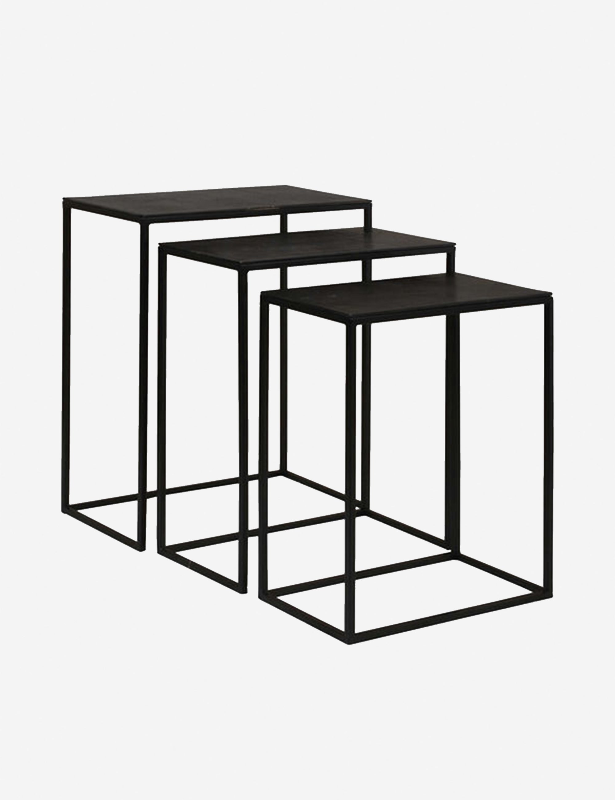 Loletta black nesting tables